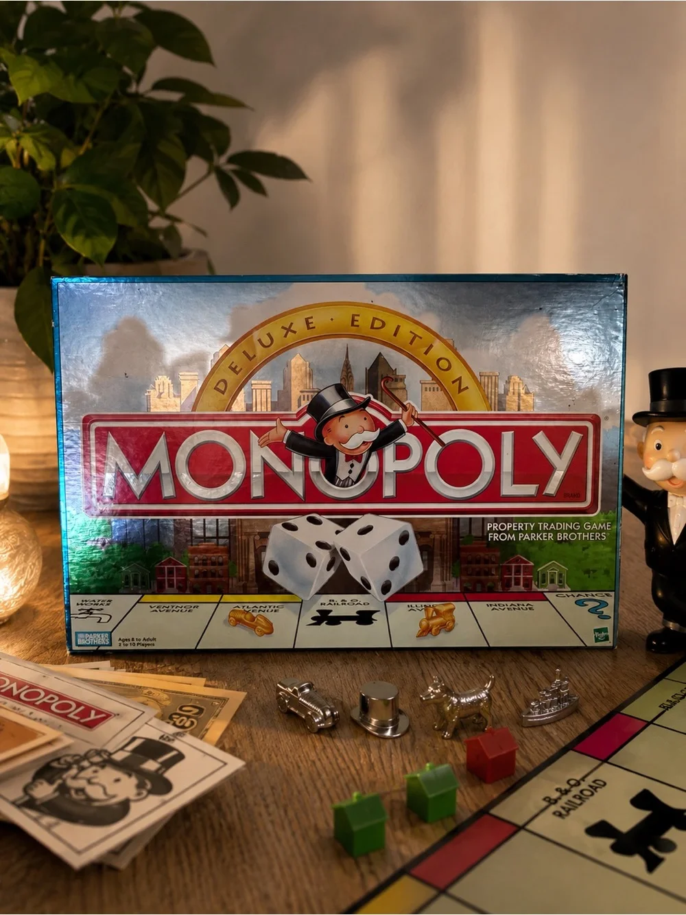 Parker Brothers Monopoly Deluxe Edition Board Game 1998 Complete Finance Family